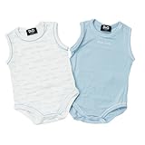 [ディーアンドジージュニア] D&G JUNIOR ベビー服 ノースリーブ ロンパース2枚セット DGL1D625BLU Mサイズ