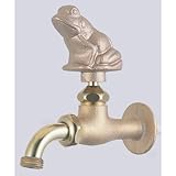 立水栓/水栓柱に取付け ガーデニングアニマル蛇口(万能蛇口)カエル