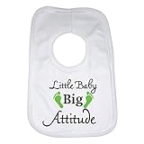 Little Baby Big Attitude Funny baby Bib by 2Personal
