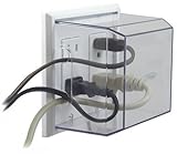 LectraLock - Baby Safety Electrical Outlet Cover - Double - GFCI Style - Deep Cover by LectraLock