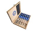 Kirschen 1108000 Firmer Chisel Set (with 2 Component Handles (6 Piece) [並行輸入品]