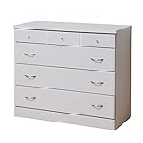 アビライト 日本製(大川家具) ベーシック収納たんすシリーズ 幅100 ローチェスト ホワイト um0407