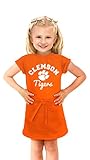 NCAA Clemson Tigers Girls寒い夜ドレス、0 – 3 Months、オレンジ