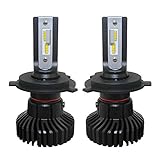 【2020年最強ファンレス一体型】H4 新車検対応 12000lm(6000LM×2) LED...