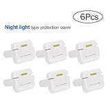 （イーエフイー）EFE　コンセントキャップ　コンセント安全キャップ　カバー　6個セット　安全　子供保護 White 2穴