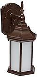 Alico Lighting 5188BW/FR Acclaim Lighting Burled Walnut Finished Outdoor Sconce with Frosted Glass S