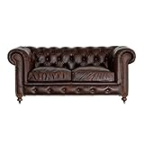 ★大感謝価格★【KENSINGTON 2P SOFA(ケンジントン 2P ソファ)】（絶対返品キャンセル不可品））【メーカー直送品。代引不可・同梱不可・返品キャンセル・割引不可】レザー アンティーク モダン 家具 インテリア アイテム★送料