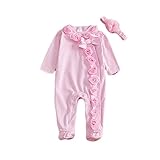 icoup カバーオール 子供服 ベビー 赤ちゃん 春秋 キッズ 女の子 ロンパース 可愛い 長袖 韓国風 アウター 花柄 ピンク 48