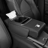 アルファード アームレストカバー 車 クッション ALPHARD 40系 30系 20系 20 30 前期 後期アルファード専用グッズ 適用 アームレスト コンソールボックス 車用 肘置き 肘掛け サイドポケット付く ティッシュ収納 PUレザー 軽自動車 マジックテープ 取り付け簡単 小物入れ 大きいサイズ(ブラック)