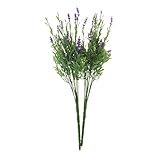Dovewill おしゃれ　人工ラベンダー　装飾花　葉　植物　プラスチック製　庭　デコレーション