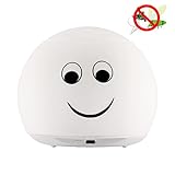 Vingtank 蚊ランプ LED式駆虫灯 駆虫ライト 蚊取りの灯 害虫駆除機 害虫退治 USB給電式 薬剤不要 省エネ 蚊取りと照明両用 子供やペットにも安心 静音 持ち運び便利 (ホワイト)