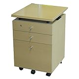 国産 完成品 天板昇降式ワゴン KZ-6 ワゴンAナチュラル[幅41cm 高さ60cm] 6170080