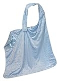 Stephan Baby Satin-Lined Ultra Soft Textured Plush Nursing Cover, Blue Bumpy Stars by Stephan Baby [
