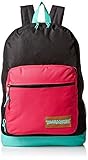 Trailmaker Big Girls Basic Front Pocket Backpack, Pink, One Size [並行輸入品]