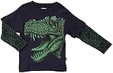 City Threads T-Rex Face 2Fer (Baby) - Navy-3-6 Months [並行輸入品]