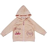 2018年 秋物 アンパンマン 裏毛 キャラポケット パーカージャケット Anpanman ピンク◇95cm