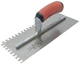 Marshalltown NT689 Notched Trowel 1/4 x 1/4 x 1/4-Inch U-Soft Grip Handle [並行輸入品]