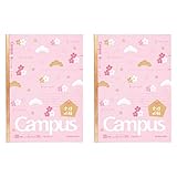 コクヨ ノート キャンパスノート 受験応援 B5 B罫 2冊 ピンク ノ-GK3BT-L1-1X2SET