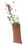 竹製・掛花籠「籐組網代鉈籠」
