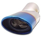 Takelablaze マフラーカッター 200系ハイエース/レジアスエース 1/2/3/4/5/6型適合 トヨタ 専用設計 チタン色