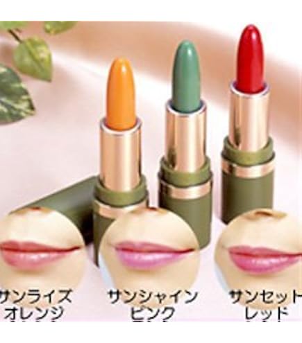 Amazon | LEEINTO ピーチガール クリスタル カラーチェンジ リップ