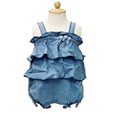 [ディーアンドジージュニア] D&G JUNOR キャミフリル ロンパース DGL2AO08 Lサイズ