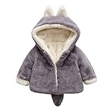 Lisa Pulster ベビー 可愛い コート キッズ アウター ジャケット フード付き 新生児 服 子供服 厚手 ふわふわ 暖かい アウターウェア ソフトコート ウサギ 耳 防寒 女の子 男の子 