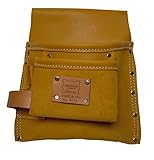 Heritage Leather 423L 5-Pocket Professional Moccasin Leather Nail and Tool Bag [並行輸入品]