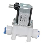 Dolity 2タイプ選べる　高品質　ディジット　インレット　給水ソレノイド　バルブ　ノーマルクローズ　ウォーターバルブ　浄水器用ソレノイドバルブ - 12V