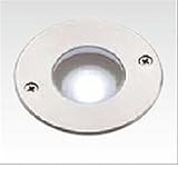 タカショー　シンプルLEDグランドライト 1型 15mm厚ガラス仕様（LED色：白色） HFF-W01S　100V用　※別途スコッチキャストが必要　【エクステリア照明 ライト】