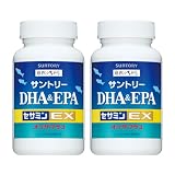 【2個セット】サントリー DHA&EPA＋セサミンEX オメガ3脂肪酸 DHA EPA サプリ 120粒入/約30日分