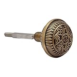 Adonai Hardware Kitron Brass Door Knob (Antique Brass)