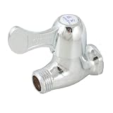 uxcell エンジェルウォーターディスペンサー用　出口タップ蛇口　ブルーハンドプッシュ　ホットドリンク９ｍｍ