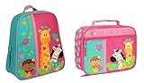 Stephen Joseph Go Go Backpack and Classic Lunchbox Set (Girl Zoo) by Stephen Joseph [並行輸入品]