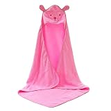Zhuhaitf Kids 新生児の赤ちゃん 綿 タオル Cute Hooded 柔らかいフランネル Bathing Swimming Wrap Blanket Cloak,0-7years