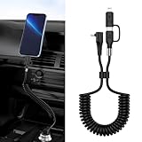 WeCar トヨタ ルーミー M900A M910A 2in1 USB-C ライトニングケーブル カールコード MFi認証 Apple Carplay Android Auto iPhone 充電ケーブル PD 27W/60W 急速充電 高速データ転送 伸縮 高耐久