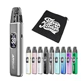 【V2カートリッジ搭載】VOOPOO ARGUS G3 Pod Kit ブープー アーガス ジー3｜電子タバコ VAPE 本体 スターターキット 1500mAh 3ml FlavorKitchenオリジナルポーチ同梱 (Space Gray)