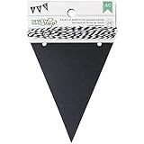 DIY ショップ バナー 24 個 W/文字列-黒板ペナント、3.5"X4.5"