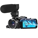 ビデオカメラ Aabeloy デジタルビデオカメラ HD1080P 16倍デジタルズーム モコン付属 遠隔操作可 外付けマイク 3インチIP