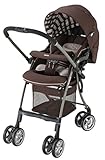 アップリカ ハイシートベビーカー ラクーナ LUXUNA シンボリックブラウン BR 【オート4輪機能 & 洗えるシート付き】 (3年保証登録可) 92936