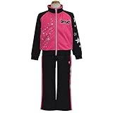 ジャージ上下 子供用 HEAD(ヘッド) トレーニングスーツ 女の子 女児 ガールズ ジャージ 切替タイプ fo-17192sp 130cm ローズ