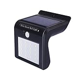 ALED LIGHT LEDソーラーライト　省エネ　16LED 広角 昼光色　防水仕様 　夜間自動点灯　人感センサー　光感センサー 　太陽光発電　防犯ライト　玄関入口　屋外照明　軒先　ガーデン　駐車場