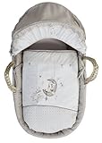 Clair de Lune Bedtime Story Palm Moses Basket, Neutral by Clair de Lune