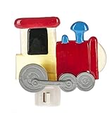 赤とブラックPainted樹脂Train Shade Night Light – byガンツ