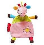 Naovio Baby Security Blanket Toy Soft Cuddly Elk Plush Toys for Infants and Toddlers [並行輸入品]