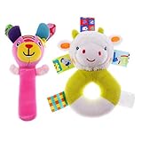 Baoblaze ベビーおもちゃ　動物の形　かわいい 　２個セット　