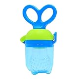 Seliyi 赤ちゃん　おしゃぶり　摂食　歯がため　歯固め　哺乳瓶　哺乳びん　安全　全3色3サイズ - 青, L (青)