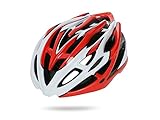 Osize アダプティブバイクヘルメットワンピース換気サイクルヘルメット（レッド+ホワイト）