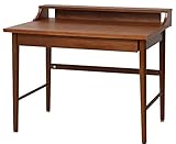 EMT-2321BR 市場家具 ichiba emo. Writing Desk エモ ライティングデスク ウォールナット ブラウン オシャレ 【送料無料】
