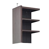 JKプラン 1cmピッチ 買いたせます書棚 追加用上置き 幅30 ダークブラウン ga-050 ga-050-db